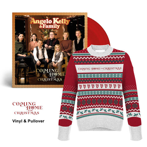 Coming Home For Christmas (Ltd. X-Mas Vinyl Bundle) von Angelo Kelly & Family - LP + Weihnachtspulli jetzt im Ich find Schlager toll Store