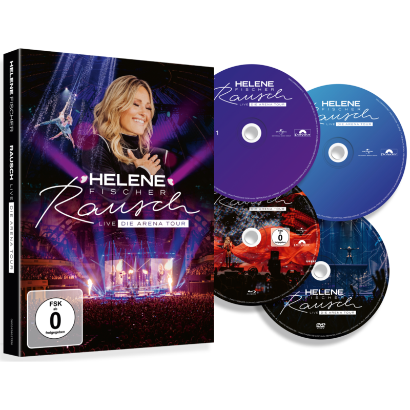 Rausch Live (Die Arena Tour) von Helene Fischer - 2CD/DVD/BluRay jetzt im Ich find Schlager toll Store