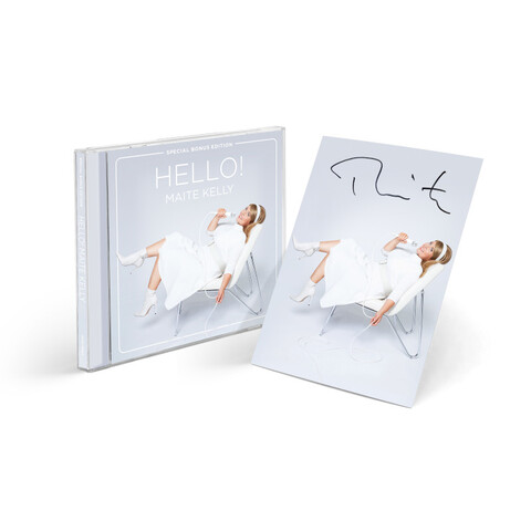 Hello! (Special Bonus Edition) (CD + Signierte Autogrammkarte) von Maite Kelly - CD-Bundle jetzt im Ich find Schlager toll Store
