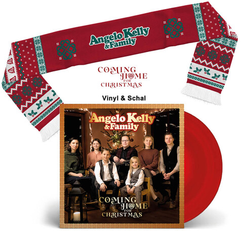 Coming Home For Christmas (Ltd. X-Mas Vinyl Bundle) von Angelo Kelly & Family - LP + Weihnachtsschal jetzt im Ich find Schlager toll Store