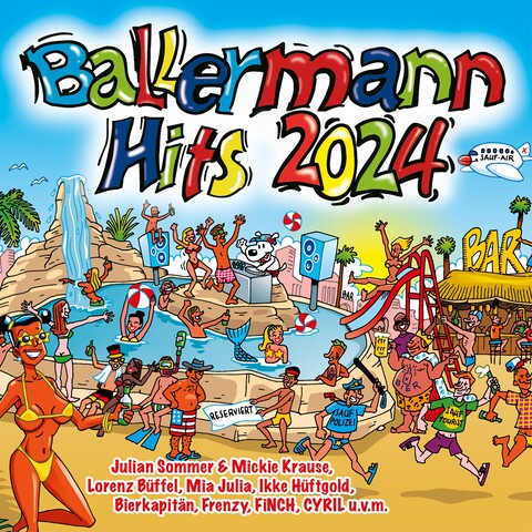 Ballermann Hits 2024 von Various Artists - 2CD jetzt im Ich find Schlager toll Store
