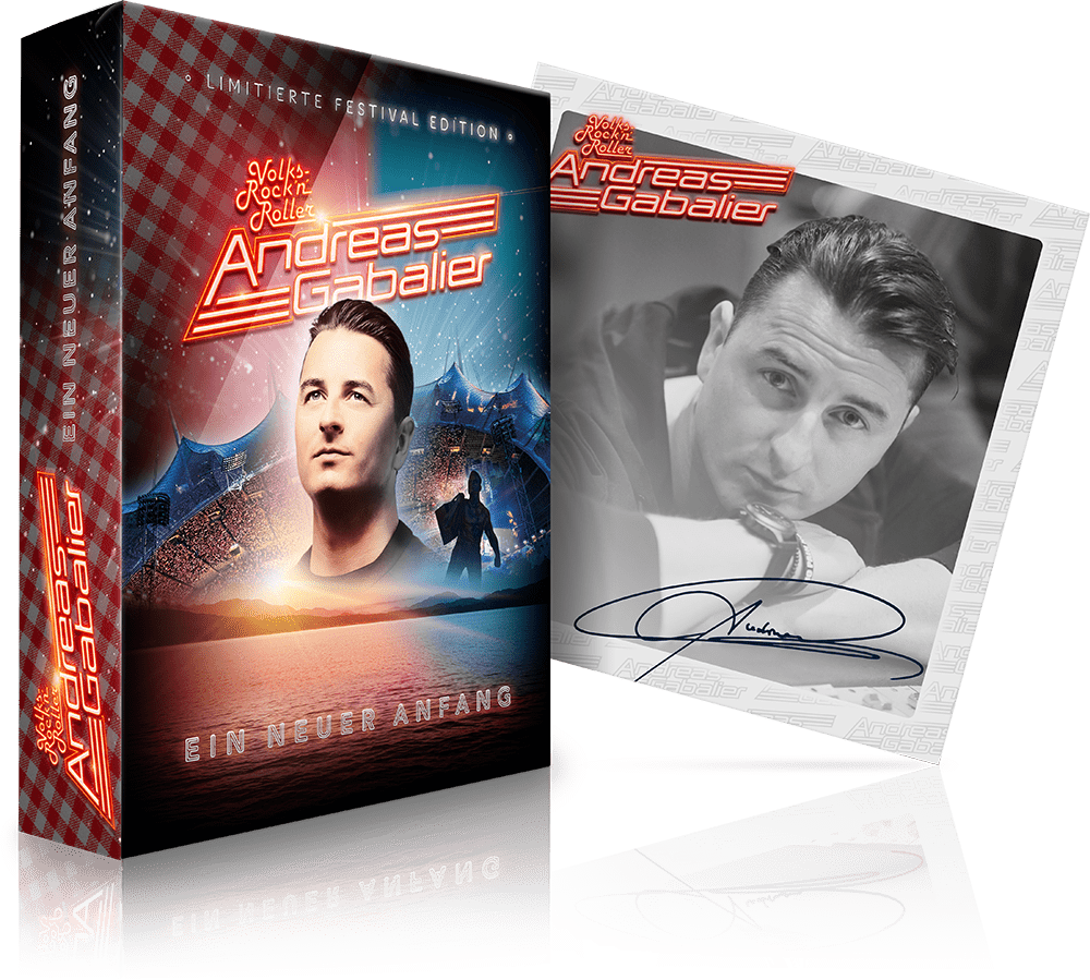 Andreas Gabalier Ein neuer Anfang Limitierte Fanbox + Signierte Art Card 79445