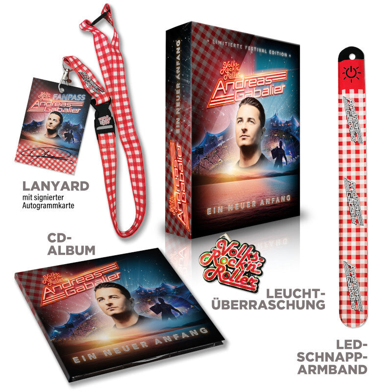 Andreas Gabalier Ein neuer Anfang Limitierte Fanbox + Signierte Art Card 79466