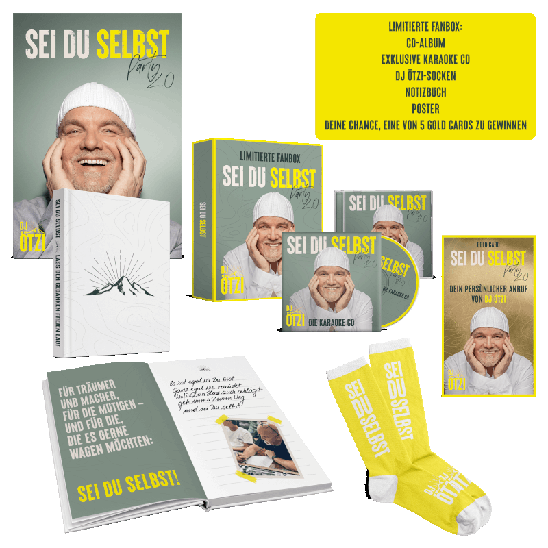 DJ Ötzi Sei Du Selbst - Party 2.0 (Limitierte Fanbox + Autogrammkarte) Bundle 95377