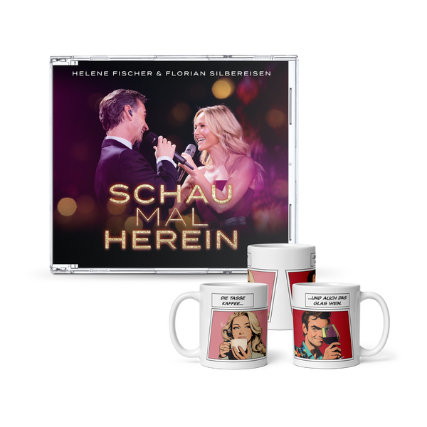 Helene Fischer & Florian Silbereisen - Schau Mal Herein (Single-CD + Die Tasse Kaffee: Comic Style)