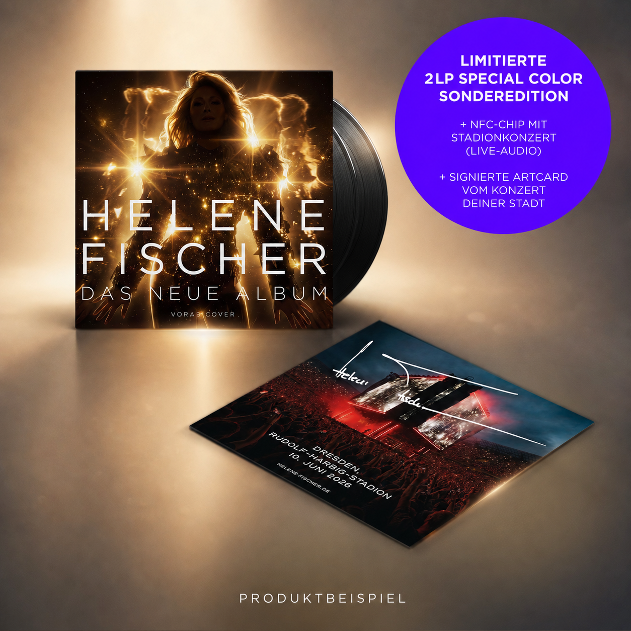 Helene Fischer Das neue Album Limitierte Doppel-Vinyl Bundle Sonderedition mit signierter Artcard von deinem Konzert und digitaler Zugang zu Livekonzert-Audio 452514