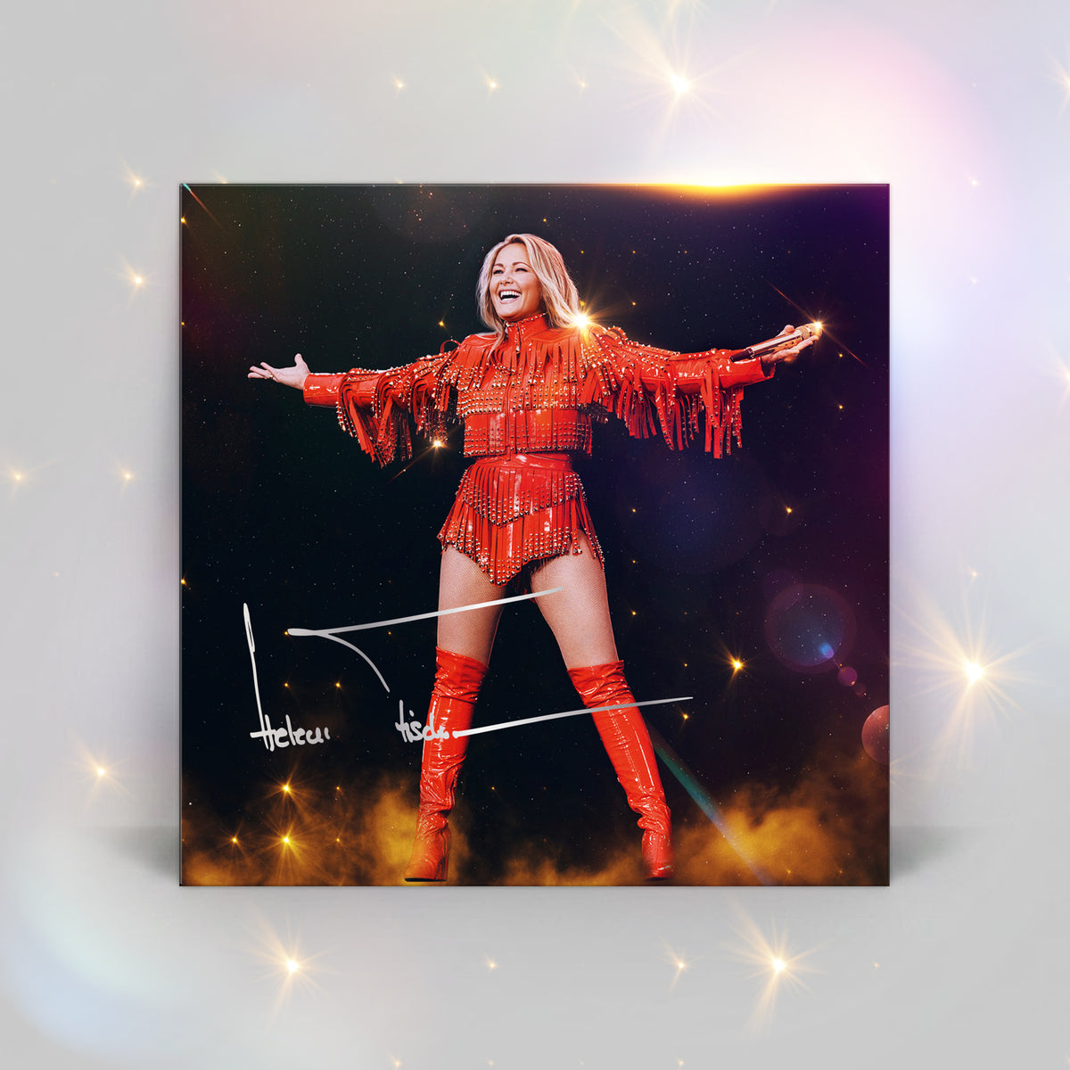 Helene Fischer Warum Limitiertes Bundle: CD und große silbern signierte Artcard (25x25cm) 461055