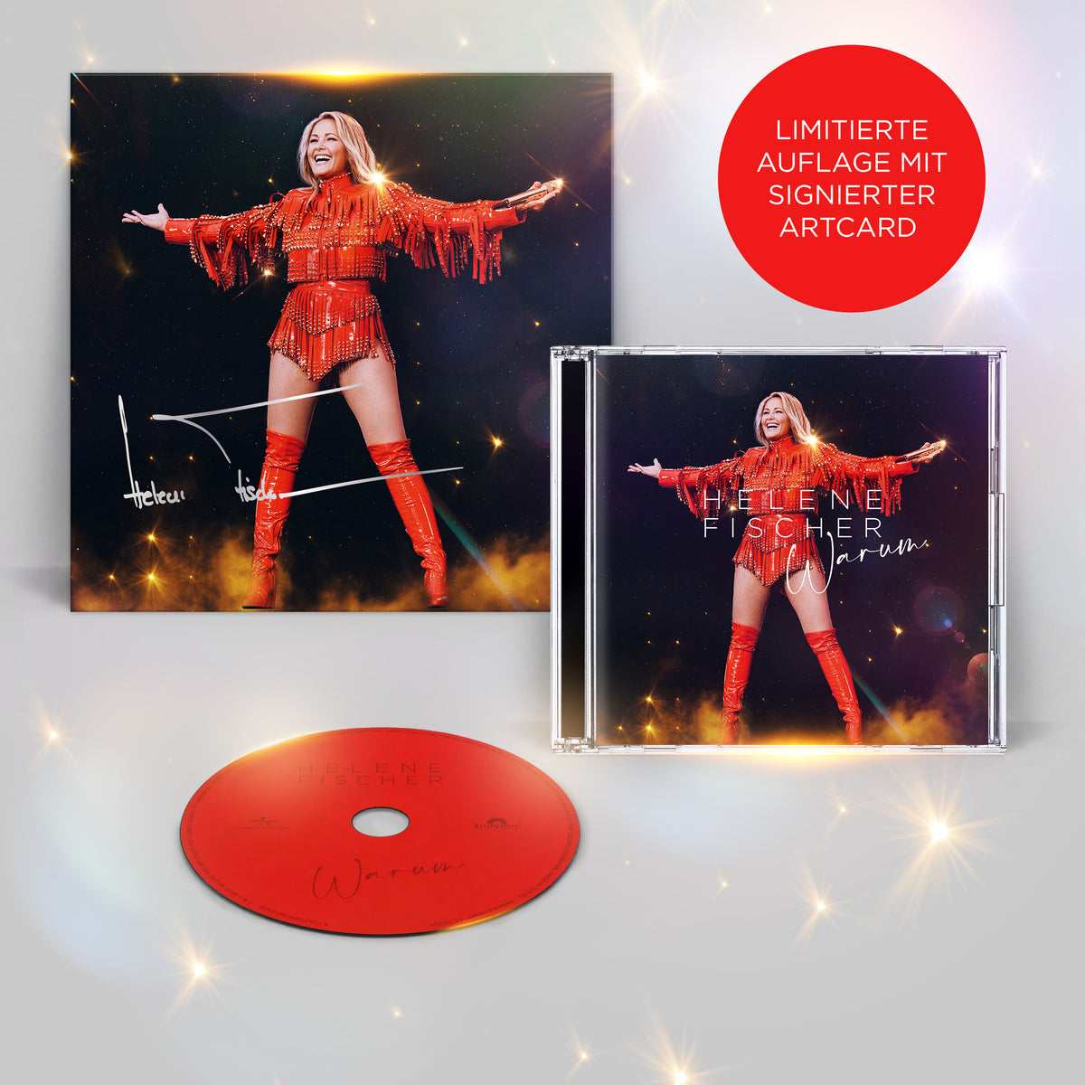 Helene Fischer Warum Ltd. Bundle: CD-Jewelcase und signierte Artcard 461051