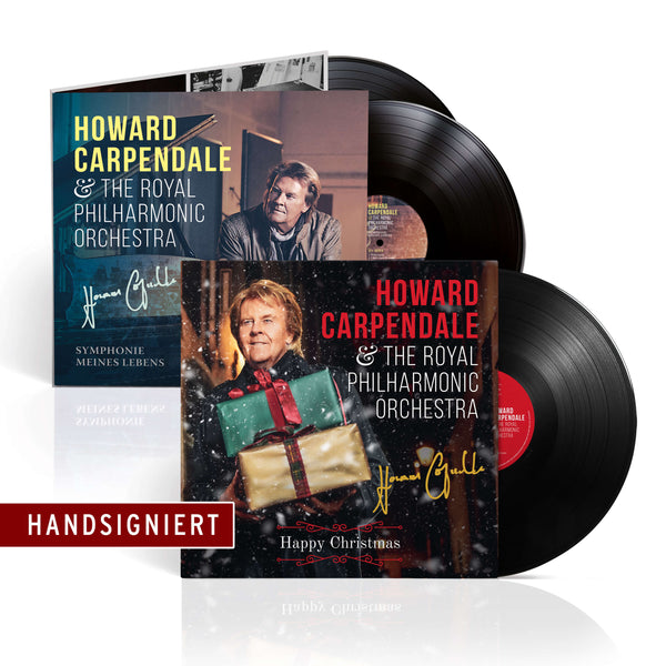 Howard Carpendale - Symphonie meines Lebens 1+2 / Happy Christmas (Signiertes 3LP Vinyl Bundle)