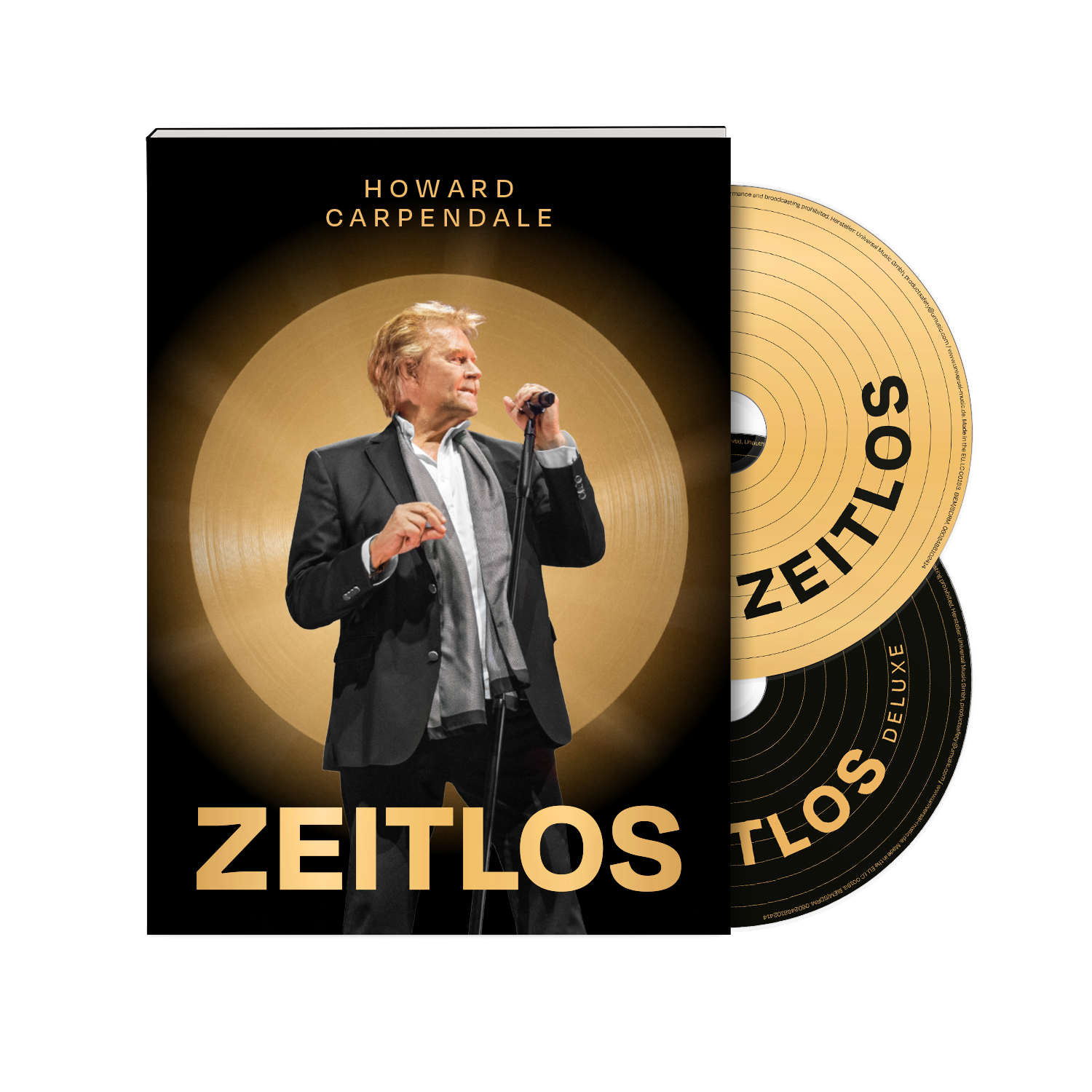 Howard Carpendale Zeitlos 2CD limitiertes Fotobuch + Ticket „Zeitlos Releaseshow” 434185
