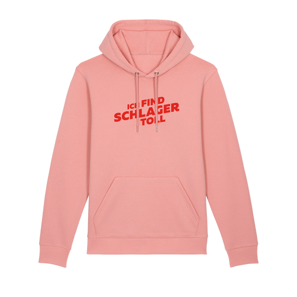 Ich find Schlager toll - Logo Flat (Kapuzenpullover)