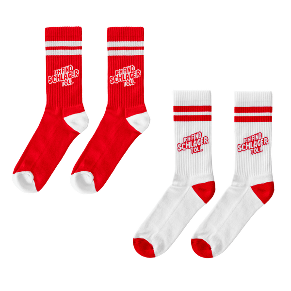 Ich find Schlager toll - Logo (Socken 2er Set)