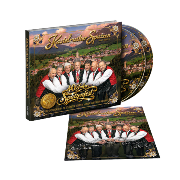 Kastelruther Spatzen - 40 Jahre Spatzenfest (Exklusives 2CD Bundle mit handsignierter Artcard)