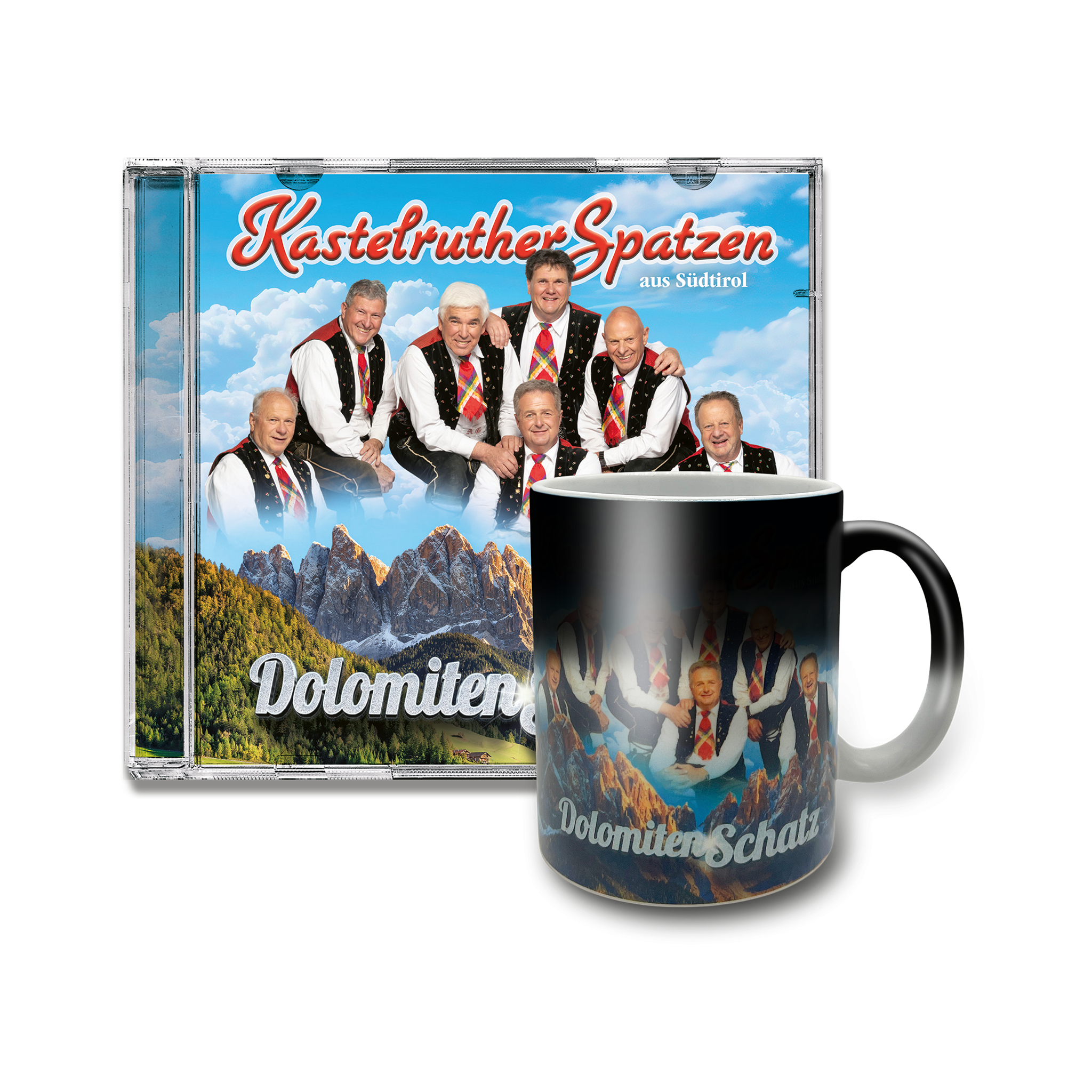 Kastelruther Spatzen Dolomiten Schatz CD + "Zaubertasse" 418512