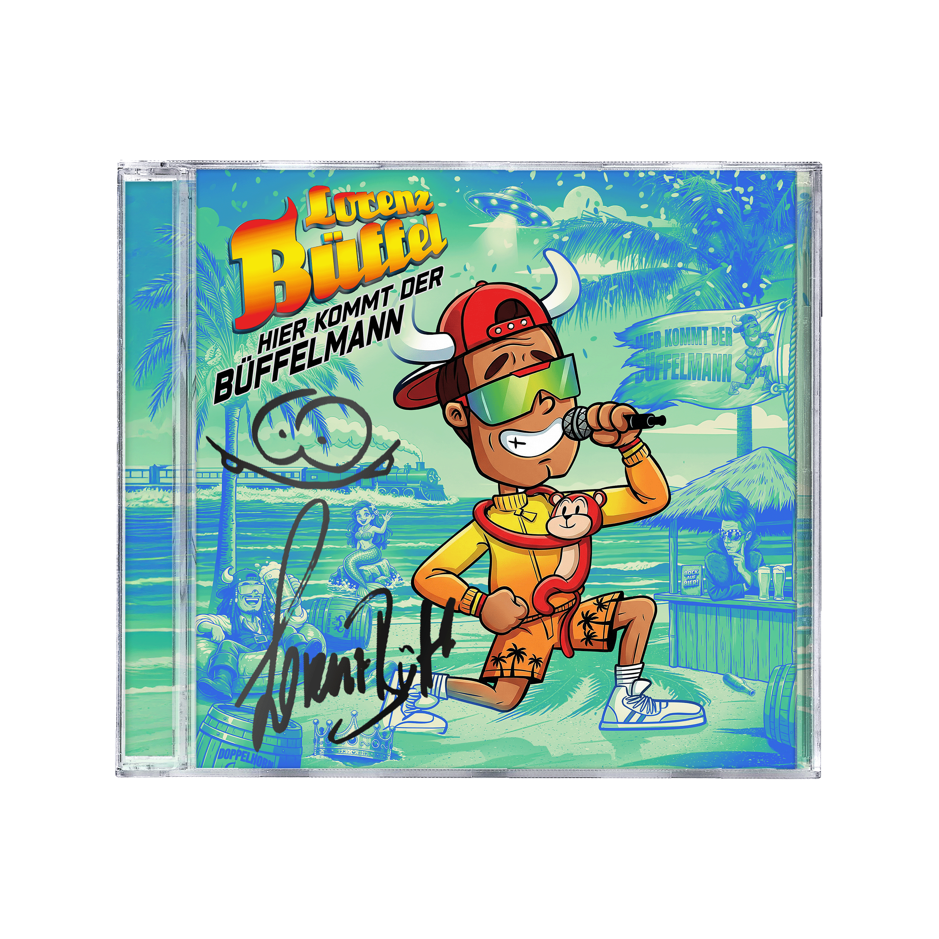 Lorenz Büffel Hier kommt der Büffelmann Signierte CD 437621