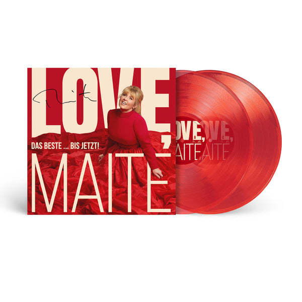 Maite Kelly - Love, Maite - Das Beste … bis jetzt! (Handsignierte Exklusive Transparent Rote 2LP )