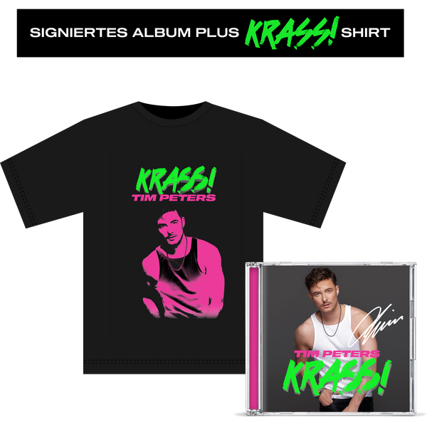 Tim Peters - KRASS! (Handsignierte CD + Exklusives T-Shirt)