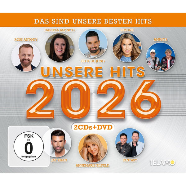 Various Artists - Unsere Hits 2026 (CD+DVD)