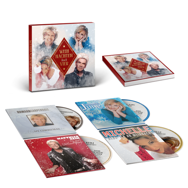 Various Artists, Claudia Jung, Howard Carpendale, Michelle, Matthias Reim - Weihnachten Hoch Vier  (4CD)