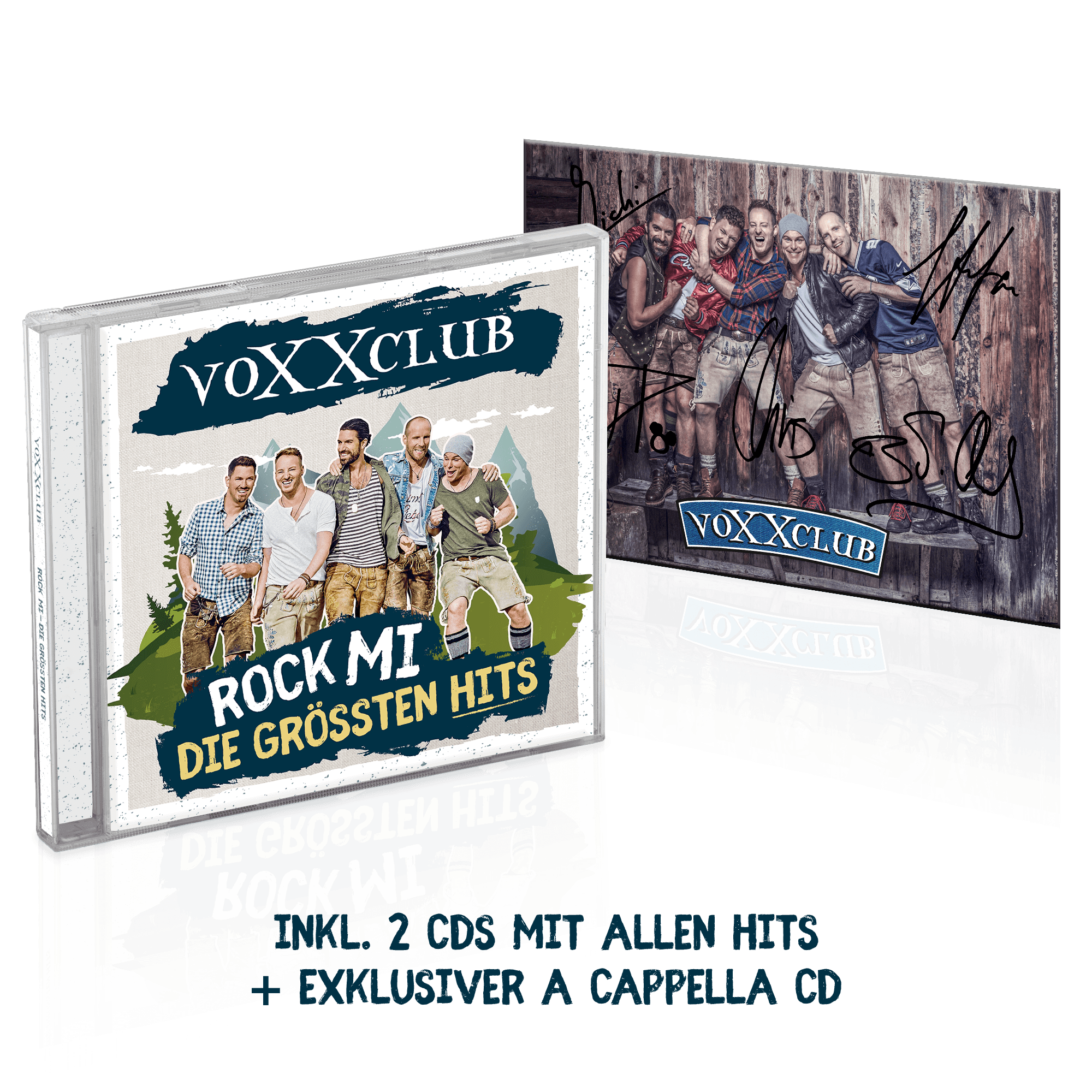 Voxxclub Rock Mi - Die größten Hits (Deluxe Edition + Autogrammkarte) CD 13015