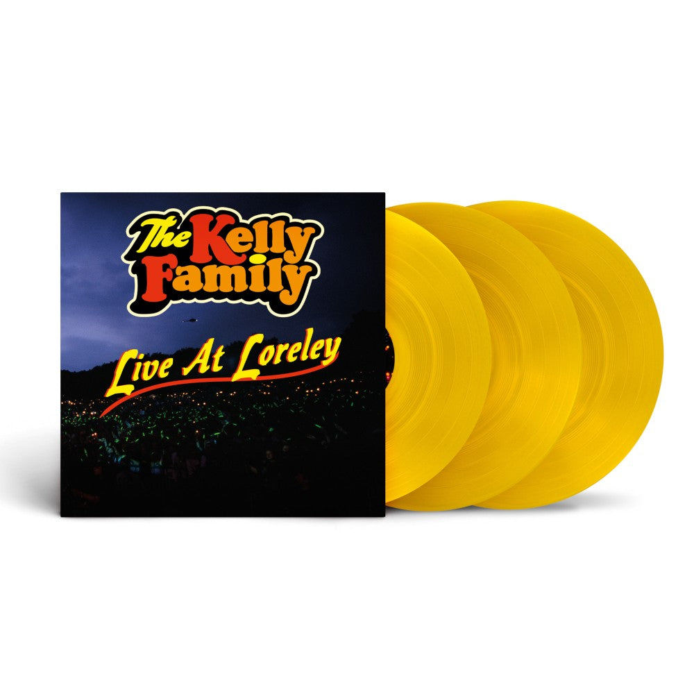 The Kelly Family Live At Loreley Limitierte Nummerierte Gelbe Vinyl 3LP 419050